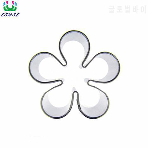 Mini Five Flap Plum Blossom Shape Cake Decorating Fondant Cutters Tools,Flower Cake Cookie Biscuit Baking Molds,Direct Selling