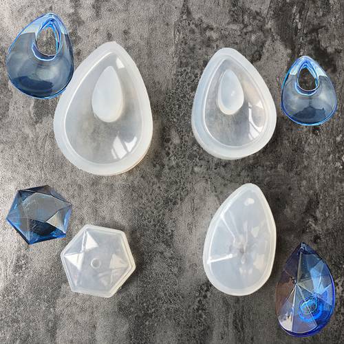 WaterShape Silicone Mold Mould Resin Pendant Jewelry Making Mold DIY Craft Tool