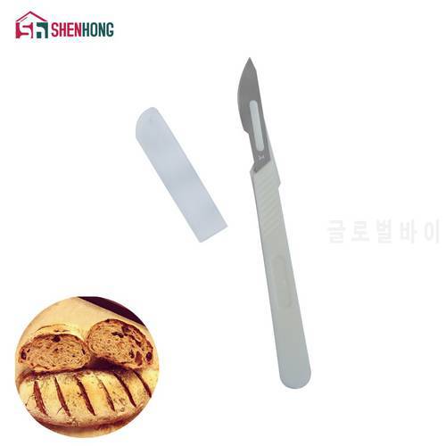 SHENHONG Specialty European Bread Arc Curved Bread Knife Western-style Baguette Cutting French Toas Cutter Prestrel Bagel
