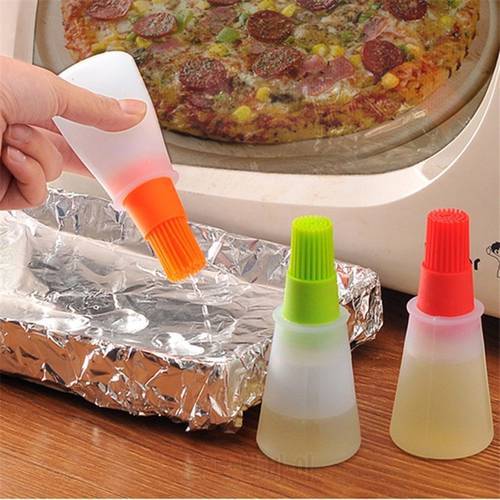 Durable Oil Brush Pastry for Barbecue Baking Silicone Basting Cooking BBQ Tools Easy to Clean Kitchen Bakeware Butter Brush