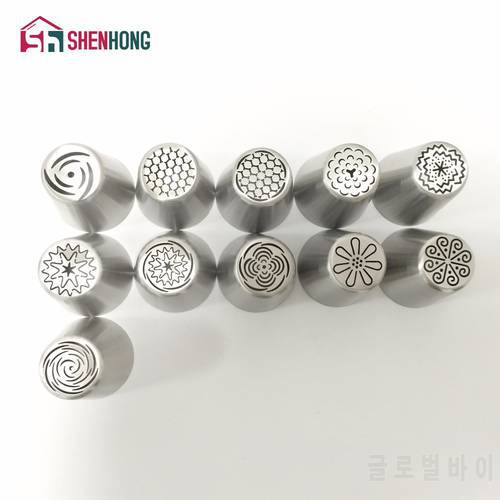 Dropshipping Model Russian Stainless Steel Icing Piping Nozzles Tips Pastry Cake Decorating Decoration Tools for the Kitchen