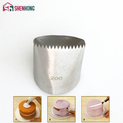 200 Large Weave Nozzle Icing Piping Tips Korea Stainless Steel Pastry Cake Decoration Tools for the Kitchen Baking basket