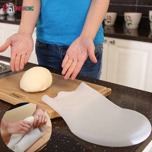 Amazing Pastry Kneading Dough Bag Silicone White Non-Stick Pastry Blender Bag DIY Home Made Dumpling Noodles Bag Tools