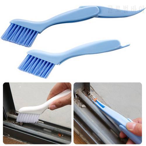 2-in-1 Multipurpose Window Groove Cleaning Brush Keyboard Nook and Cranny Dust Small Shovel / Window Track Cleaning Brushes
