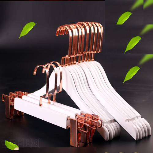 10pcs/lot 44.5cm/30cm/Custom white solid wood clothes stand adult male and female children wooden anti-skid hanger(30PCS LOGO)