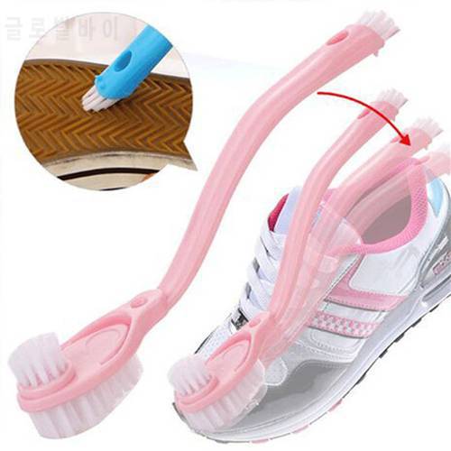 Shoe Washing Clean Brush Plastic Home Cleaning Tools Clean Wash Sneakers 1 PC 3 in 1 Long-handled Shoe Brushes Three Heads