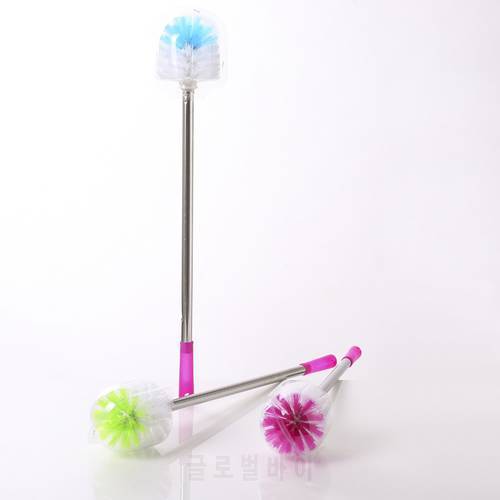 1PC 3 Colors Bathroom Tools stainless steel toilet brush high quality bathroom toilet brush toilet accessory J0765