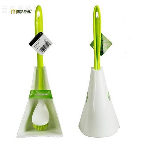 1PC thicker plastic package with a base toilet brush toilet cleaning brush Toilet Brush Holders OK 189