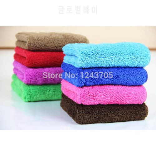 Microfiber cleaning towel Multifuncional cleaning cloth for kitchen garden or car 10PCS pack Free shipping