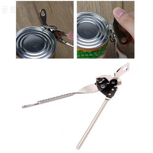 OOTDTY 1PC Stainless Steel Butterfly Can Bottle Jar Tin Opener Manual Food Camping Travel