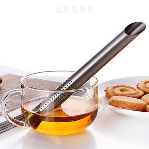 Stainless steel spacer tea-strainer tea leaf strainer mug metal drain rods creative strainer for tea