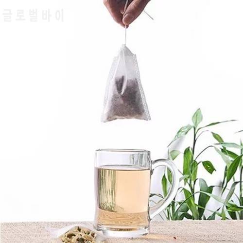 100Pcs/Lot New Teabags 5.5 x 7CM Empty Tea Bags infuser With String Heal Seal Filter Paper for Herb Loose Tea Home Kitchen Tools