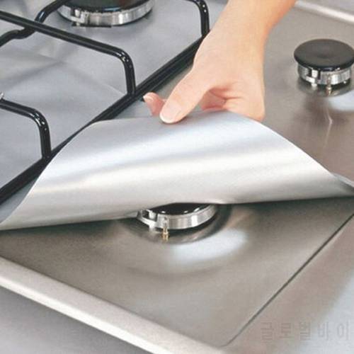 Gas stove surface protection pad square can be washed high temperature anti-oil anti-fouling pad Cover For Kitchen Cleaning
