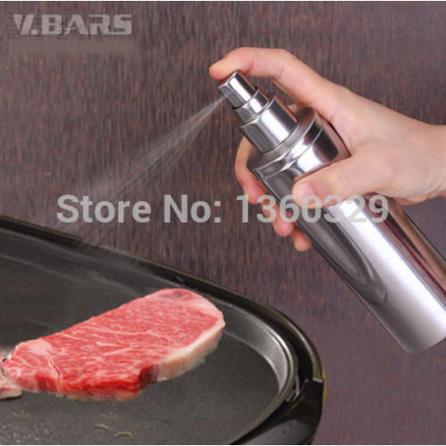 High Quality Stainless Steel Oil Spray for Cooking Sushi Barbecue Cake Baking Fried Dishes Makeups as Cooking Tools Freeshipping
