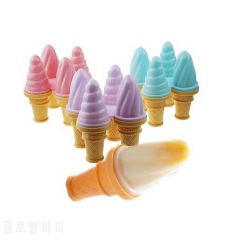 DIY Popsicle Mold Creative Mold for Ice Cream Fashion Ice Cone Homemade Cooking Tools Ice Cream Makers in Ice Pop Mold 4 pcs/Set