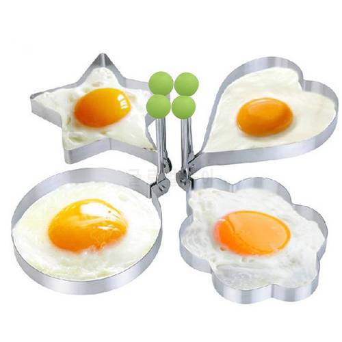 1pc Stainless Steel Fried Egg Shaper Pancake Mould Omelette Mold Frying Egg Cooking Tools Kitchen Accessories Gadget