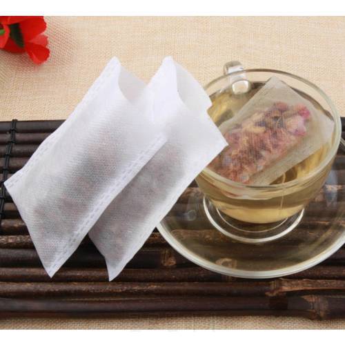 1000pcs/lot Non-woven Fabrics Heat Sealing Empty Tea Bags for Tea Pot Tisanes Relish Teabags Filtering Herb Loose Tea