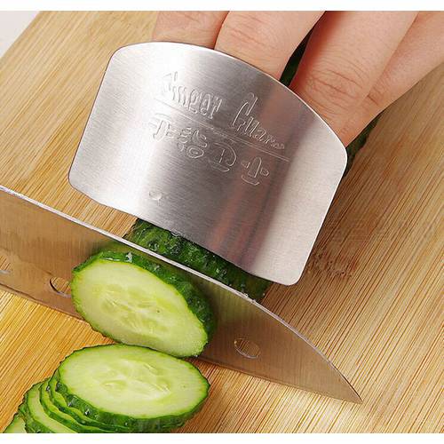 Free shipping Kitchen Cooking Tools Stainless Steel Finger Hand Protector Guard Personalized Design Chop Safe Slice Knife