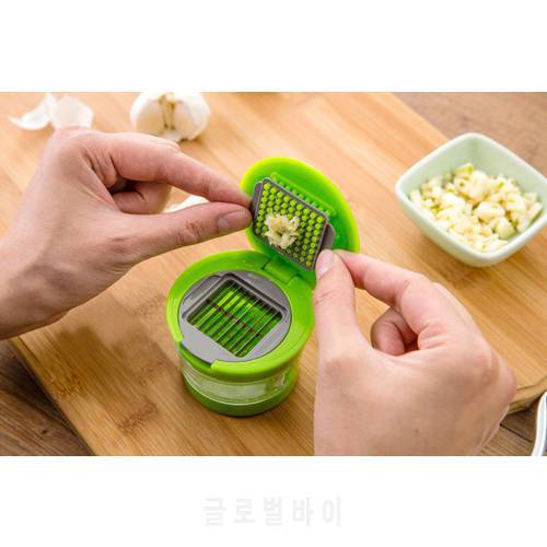 hot sales Practical Home Kitchen Tool Kit Garlic Press Chopper Slicer Hand Presser Garlic Grinder