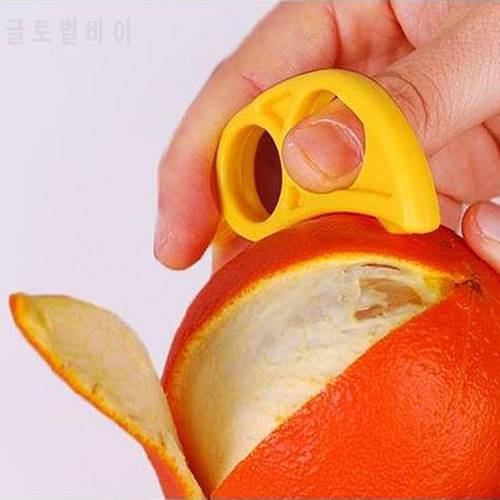 5 Pcs Random Color Mouse Shape Lemons Orange Citrus Opener Peeler Remover Slicer Cutter Quickly Stripping Kitchen Tool