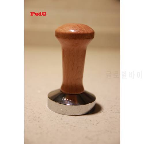 FeiC Generic Stainless Steel Coffee Tamper Barista Espresso Tamper 57.5mm Base Coffee Bean Press