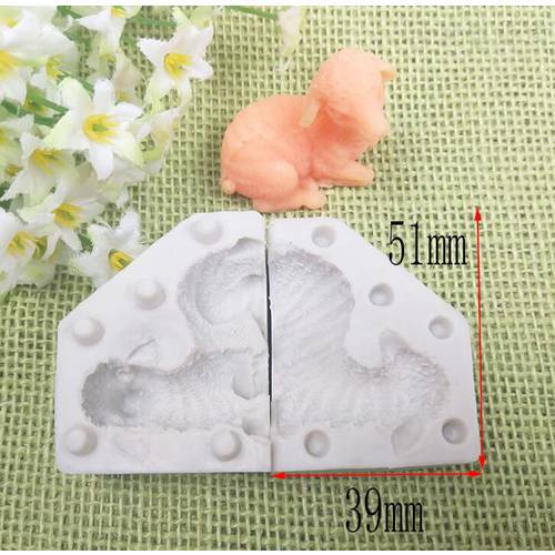 Cake Tool 1pc 3D sheep silicone mold Flower Wedding Chocolate Cake Mold Tool Cupcake Floral Baking Mould Valentine