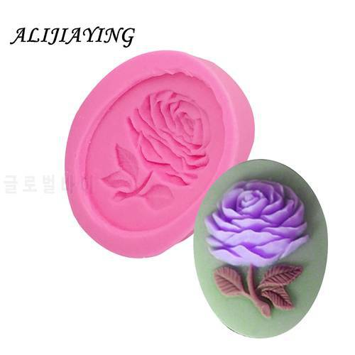 1Pcs DIY Rose Flower Silicone Mold,Sugarcraft Cake Decorating Tools,Fondant Chocolate Molds Resin Clay Soap Mold D1262