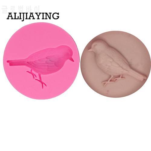 M1295 DIY 3D Birds Silicone Mold Sugarcraft Candy Fondant Molds Cake Decorating Tools Soap Resin Clay Chocolate Gumpaste Moulds