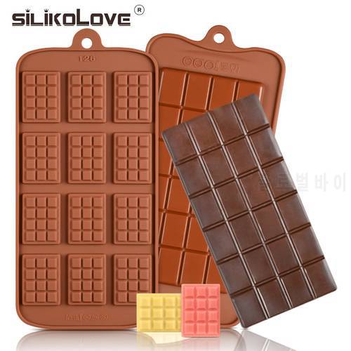 Silikolove Chocolate Mold Fondant Cake Decorating Tools Nonstick Silicone Mold Jelly Pudding Molds for Baking Kitchen