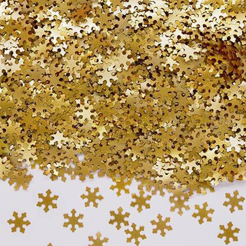 1g(2000pcs) Edible Glitter Gold snowflake Sprinkles,Pretty Shinny Glitter,Ideal Use For Cake Icing Sprinkles Decoration