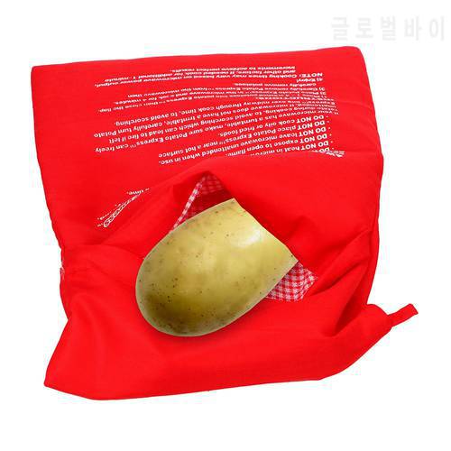 Washable Cooker Bag Microwave Baking Potatoes Bag Quick Fast Baked Potatoes Rice Pocket Easy To Cook Steam Pocket