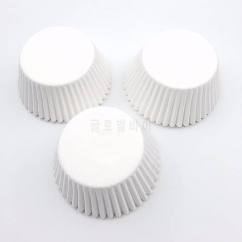100Pcs/Lot Pure White Cupcake Liners Food Grade Paper Cup Cake Baking Cup Muffin Kitchen Cupcake Cases Cake Molds