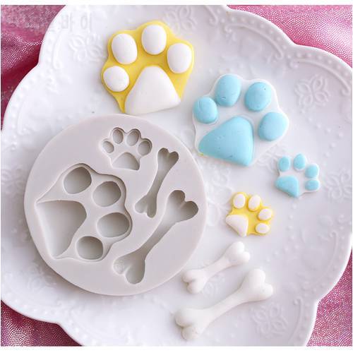 Luyou 1pcs Bone Silicone Resin Molds Fondant Mold Cake Decorating Tools Pastry Kitchen Baking Accessories Cake ToolsFM316