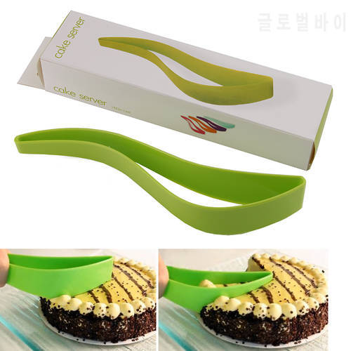 one-piece cake knife tool One cut the cake blade cutter blade is the bread and butter cake baking gadgets spatula Not dirty hand