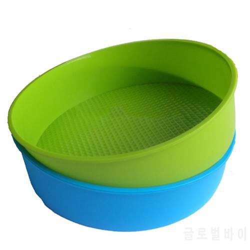 Silicone Round Cake Mold Chocolate Chese Cake Making Molds For Bread Pastry Baking Base Tray Kitchen DIY Tools Reusable