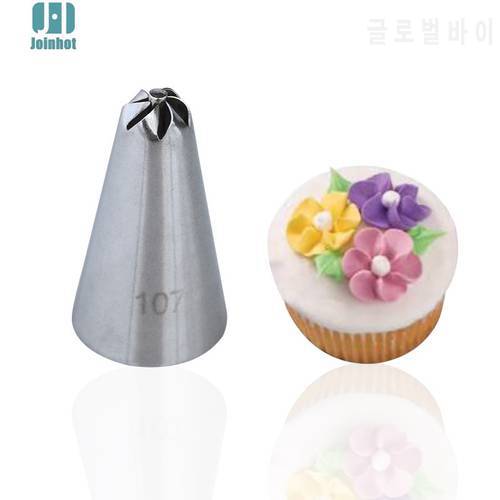 107 129 rose arrival 1pcs Flowers Icing Piping Nozzles Pastry Tips Fondant Cake Decorating Tools Pastry Cream Cake Kit tools