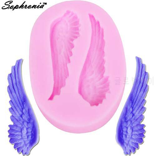 Angel Wings 1pcs UV Resin Silicone Mold for Crystal Epoxy Pendants,Necklaces,Gem Decorate Art Make m755