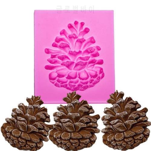 Pine nuts shaped 3D fondant cake silicone mold for polymer clay molds chocolate pastry candy making decoration tools F1188