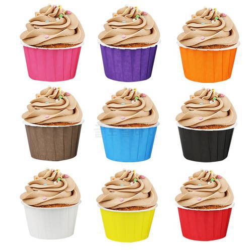 20pcs per solid color muffin case cupcake liners big size 50*40MM