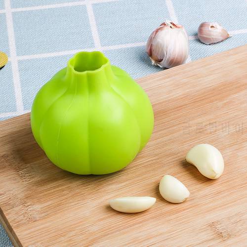 Garlic Peeler Gadgets Creative Garlic Stripping Effective Garlic Presses Silicone Kitchen Tools Ultra Soft