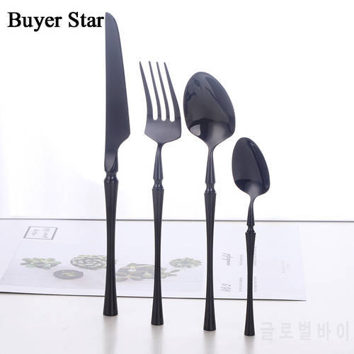 24 pcs/6 Sets Rose Gold Flatware Stainless Steel 18/10 Trending Products 2018 Tableware Stylish Morden Cutlery 304 Silverware