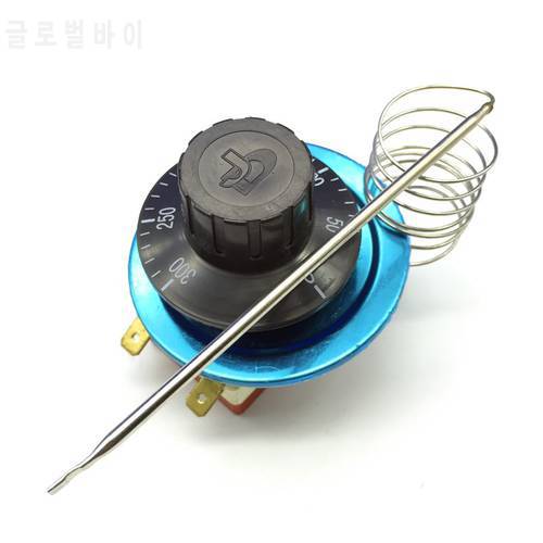 Rotary Temperature Controller Ac220v 16a Dial Thermostat Temperature Control Switch For Electric Oven 50-300 Degrees Celsius