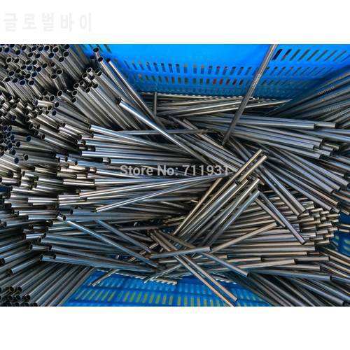WOWSHINE Promotion Free shipping 100pcs/lot Metal drinking straw stainless steel straw food grade 8MM*0.55MM*242