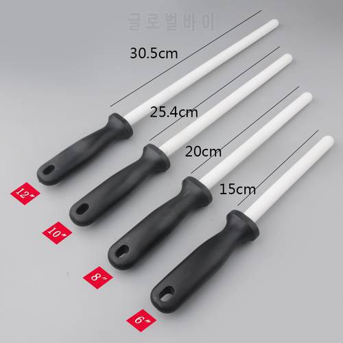 1 Pcs Ceramic(zirconia) Rod Knife Sharpener with ABS Handle Sharpening for Chefs Steel Knives knife sharpener professional
