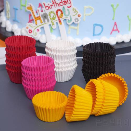 1000pc Baking Paper Cups Mold For Cake Chocalate Cupcake Muffin Liner Cupcake Paper Small Cake Box Cup Tray Decorating Tools