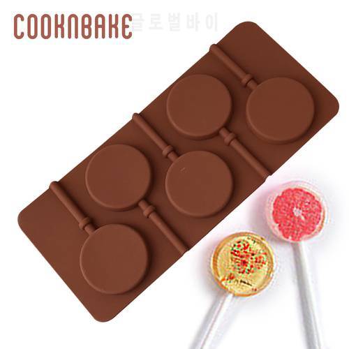 COOKNBAKE Silicone Molds for Lollipop Candy lollipops Form Chocolate sweet sugar tool silicone cake decorating baking mold