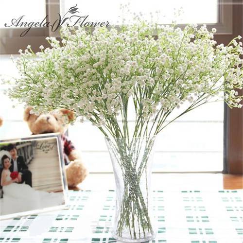58CM Rustic Artificial Flower Gypsophila Babysbreath Interspersion Mantianxing Decor For Home Table Wedding Floral Plastic Plant