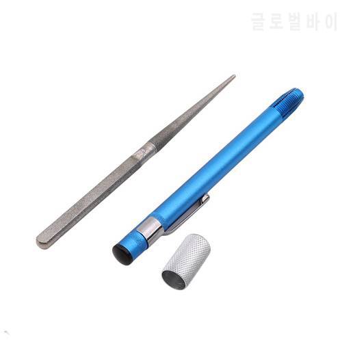 Hot Outdoor Tool Diamond Pen Shaped Knife Sharpener Fishing Hook Sharpener Pen Sharpener Kitchen Accessories Gadget