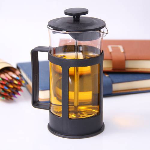 350ml Plastic Coffee Pot French Presses Pot Coffee Maker Filter Household Moka Coffee Machine Coffee Pot Percolator Tool