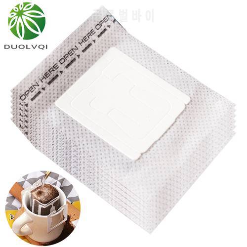 50pcs/Pack Portable Hanging Ear Style Coffee Filters Bag Coffee Filter Bag PP Filter Cloth Coffee Tea Practical Tools